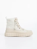 Tenisi dama bej din material textil Chyna