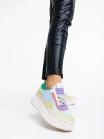 Pantofi sport dama albastri din material textil Josalyn