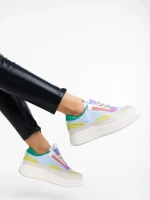 Pantofi sport dama albastri din material textil Josalyn