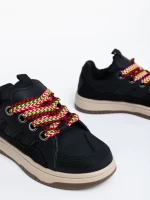 Pantofi sport dama negri din piele ecologica Ardala