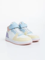 Pantofi sport copii roz din piele ecologica Yoda