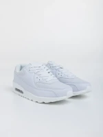 Pantofi sport barbati albi din piele ecologica Bram