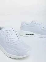 Pantofi sport barbati albi din piele ecologica Bram