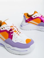 Pantofi sport dama mov din piele ecologica Kamea