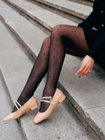 Mocasini dama bej din piele ecologica lacuita Zipora