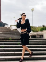 Mocasini dama grena din piele ecologica lacuita Lanelle