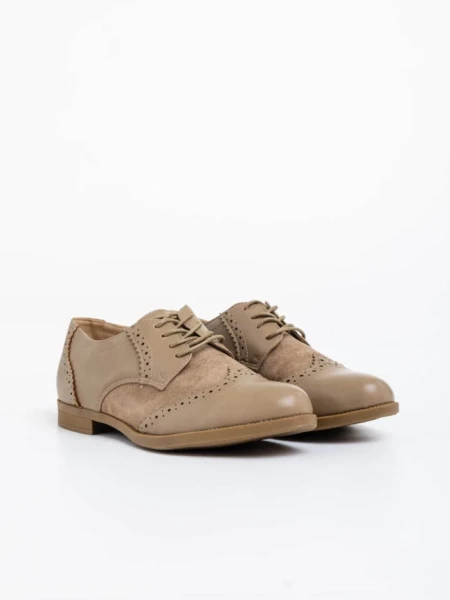 Pantofi dama khaki din piele eologica Briar