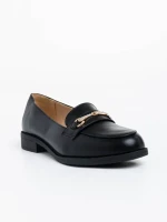 Mocasini dama negri din piele ecologica Nicia