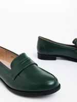 Mocasini dama verzi din piele ecologica Taylar