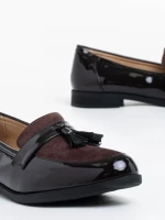 Mocasini dama maro din piele ecologica Simy