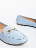 Mocasini dama albastri din piele ecologica Hallam