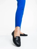 Mocasini dama negri din piele ecologica Kaylin