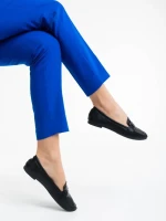 Mocasini dama negri din piele ecologica Kaylin