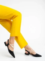 Pantofi dama negri din piele ecologica Darlina