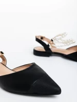 Pantofi dama negri din piele ecologica Darlina