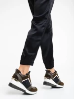 Pantofi sport dama verzi din piele ecologica Tyrina