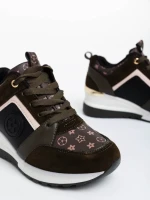 Pantofi sport dama verzi din piele ecologica Tyrina