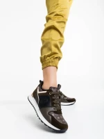 Pantofi sport dama verzi din piele ecologica Lorilynn