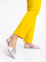 Pantofi dama mov din material textil Jenita