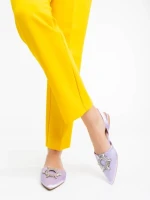 Pantofi dama mov din material textil Jenita