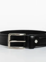 Curea barbati neagra din piele naturala Benson