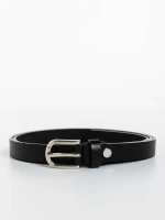 Curea dama neagra din piele ecologica Brionie