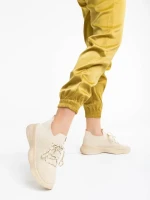 Pantofi sport dama bej din material textil Ramila