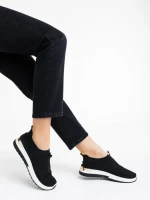 Pantofi sport dama negri din material textil Romeya