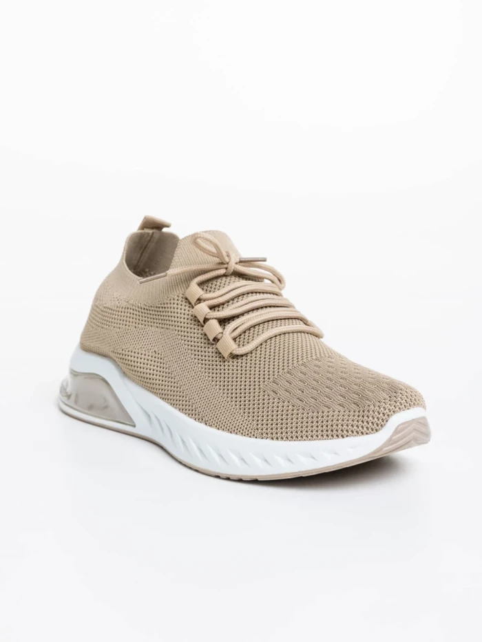 Pantofi sport barbati bej din material textil Amal