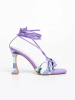 Sandale dama mov din material textil Shadia