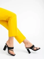 Saboti dama negri din piele ecologica Sabira