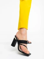 Saboti dama negri din piele ecologica Sabira