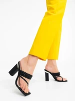 Saboti dama negri din piele ecologica Sabira