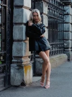 Sandale dama roz din piele ecologica Soriya