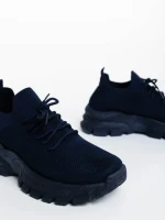 Pantofi sport dama albastri din material textil Donia