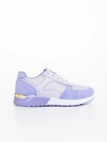 Pantofi sport dama mov din material textil Laraine