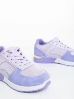 Pantofi sport dama mov din material textil Laraine