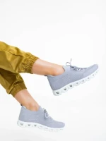 Pantofi sport dama gri din material textil Romeesa