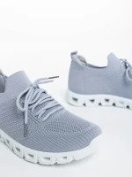 Pantofi sport dama gri din material textil Romeesa