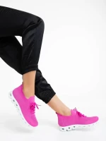 Pantofi sport dama fucsia din material textil Romeesa