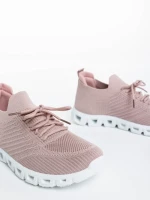 Pantofi sport dama roz din material textil Romeesa