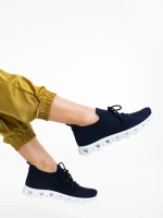 Pantofi sport dama navy din material textil Romeesa
