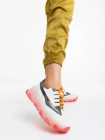 Pantofi sport dama albi din piele ecologica Amalia