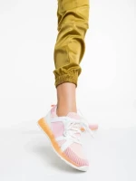 Pantofi sport dama roz din material textil Torillia