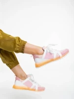 Pantofi sport dama roz din material textil Torillia