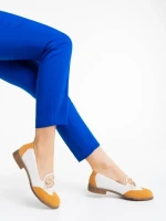 Mocasini dama camel din piele ecologica Carmen