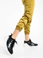 Pantofi sport dama negri material textil Sonia