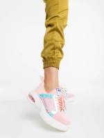 Pantofi sport dama roz din material textil Doina