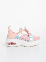 Pantofi sport dama roz din material textil Doina