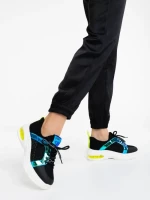 Pantofi sport dama negri din material textil Doina